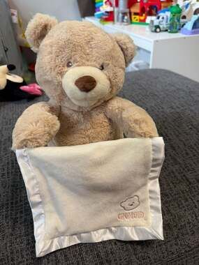 GUND baby Peek-A-Boo Bear Animated Plush